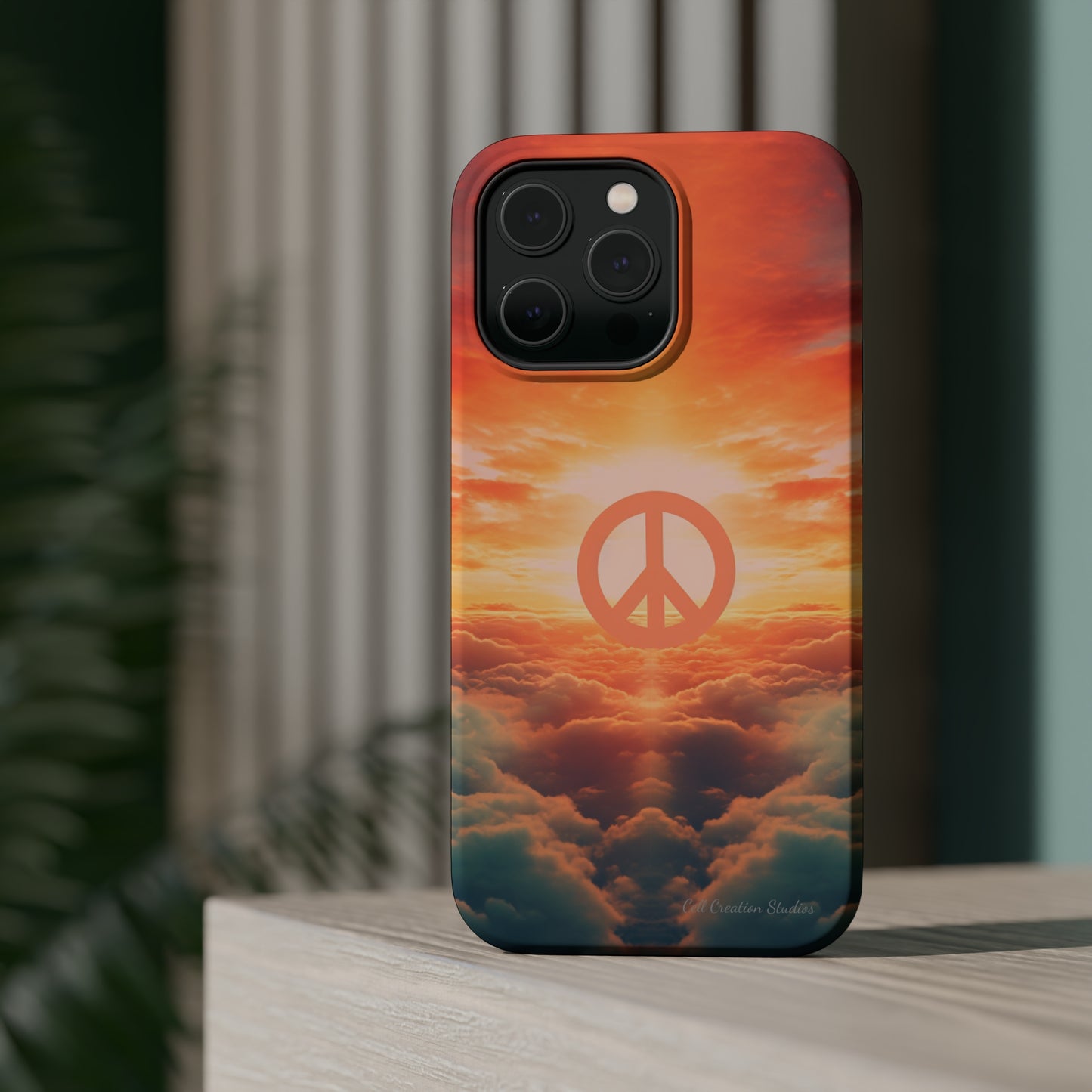 Introducing the "Sky Peace" Cell Phone Case – Carry Tranquility in Your Pocket -MagSafe Tough Cases