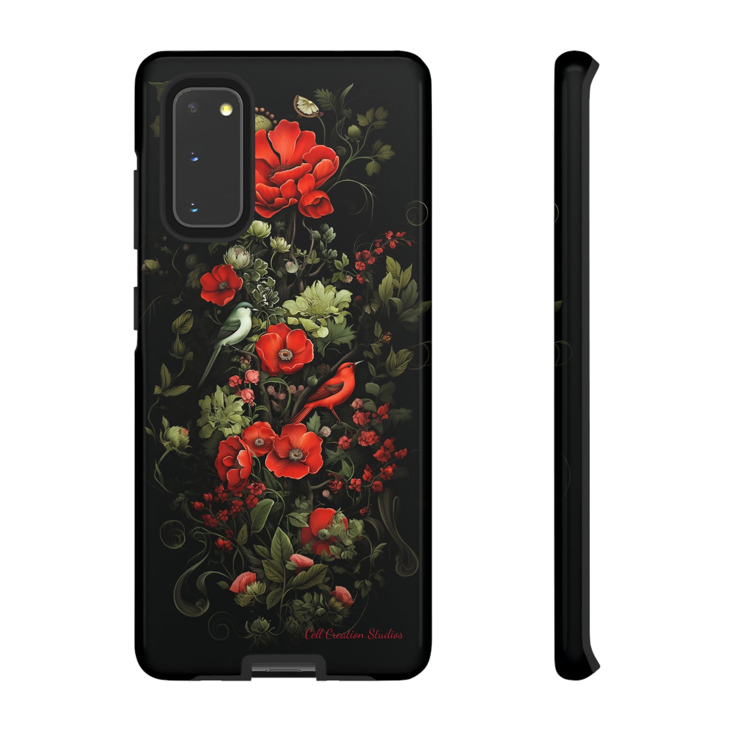 "Floral Serenade Elegance" -Tough Samsung Phone Cases