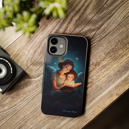 Introducing the "Bedtime Story Bliss" Cell Phone Case – Cherish Heartwarming Moments with Every Glance -Tough Phone Cases