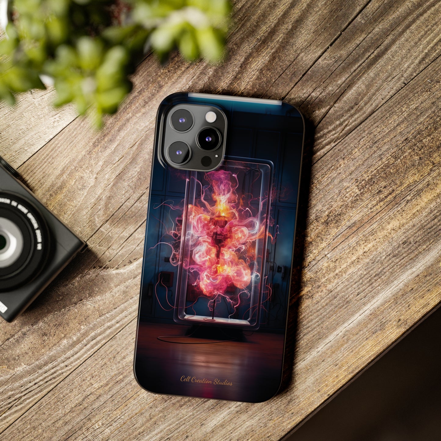 Introducing the "Ethereal Ember" Cell Phone Case – Capturing the Essence of Mystery -Slim Phone Cases