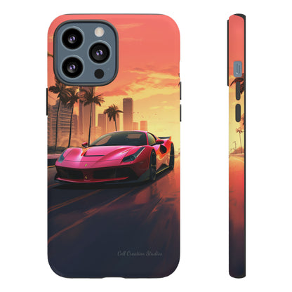 "Sunset Boulevard Ferrari Edition" -Tough iPhone Cases