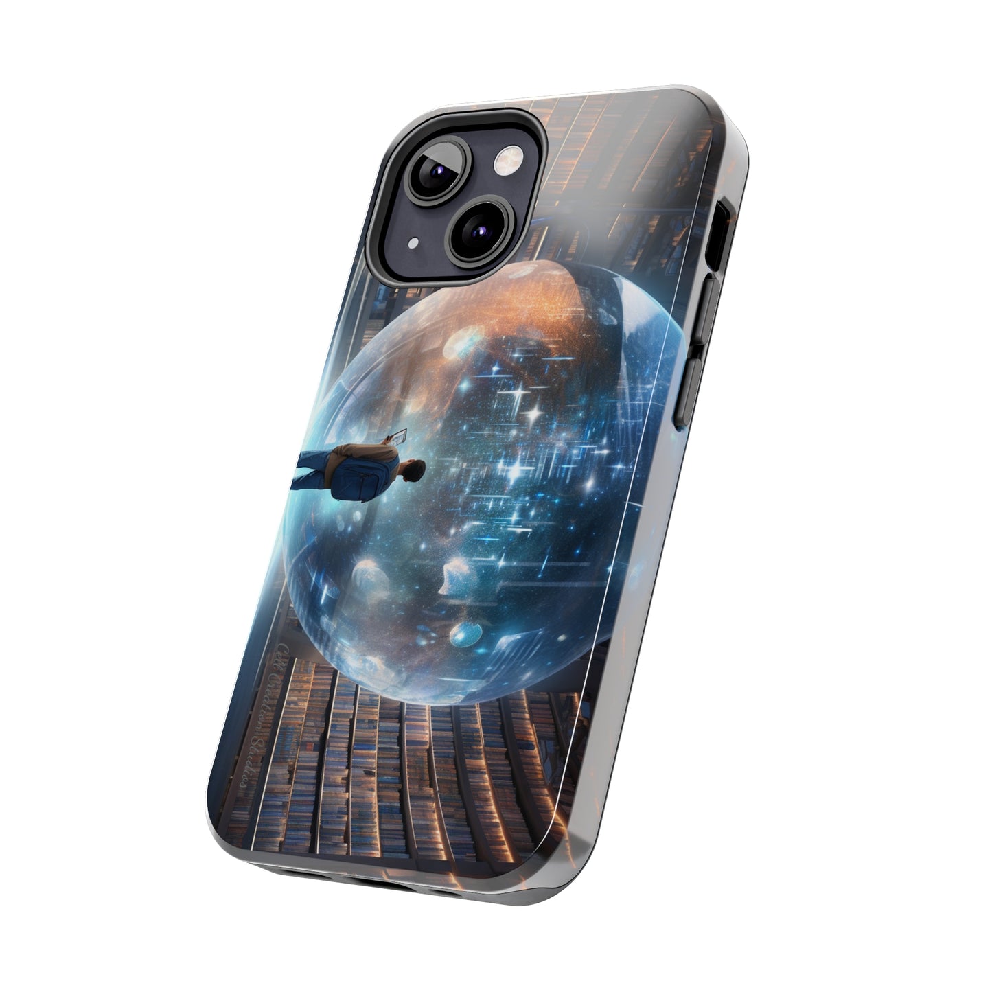 Introducing the "Library Luminary" Cell Phone Case – Where Knowledge Meets Mystery -Tough Phone Cases