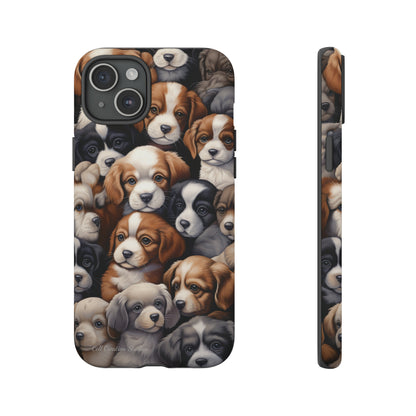 "Puppy Pile" Cuddles Phone Case -Tough Cases