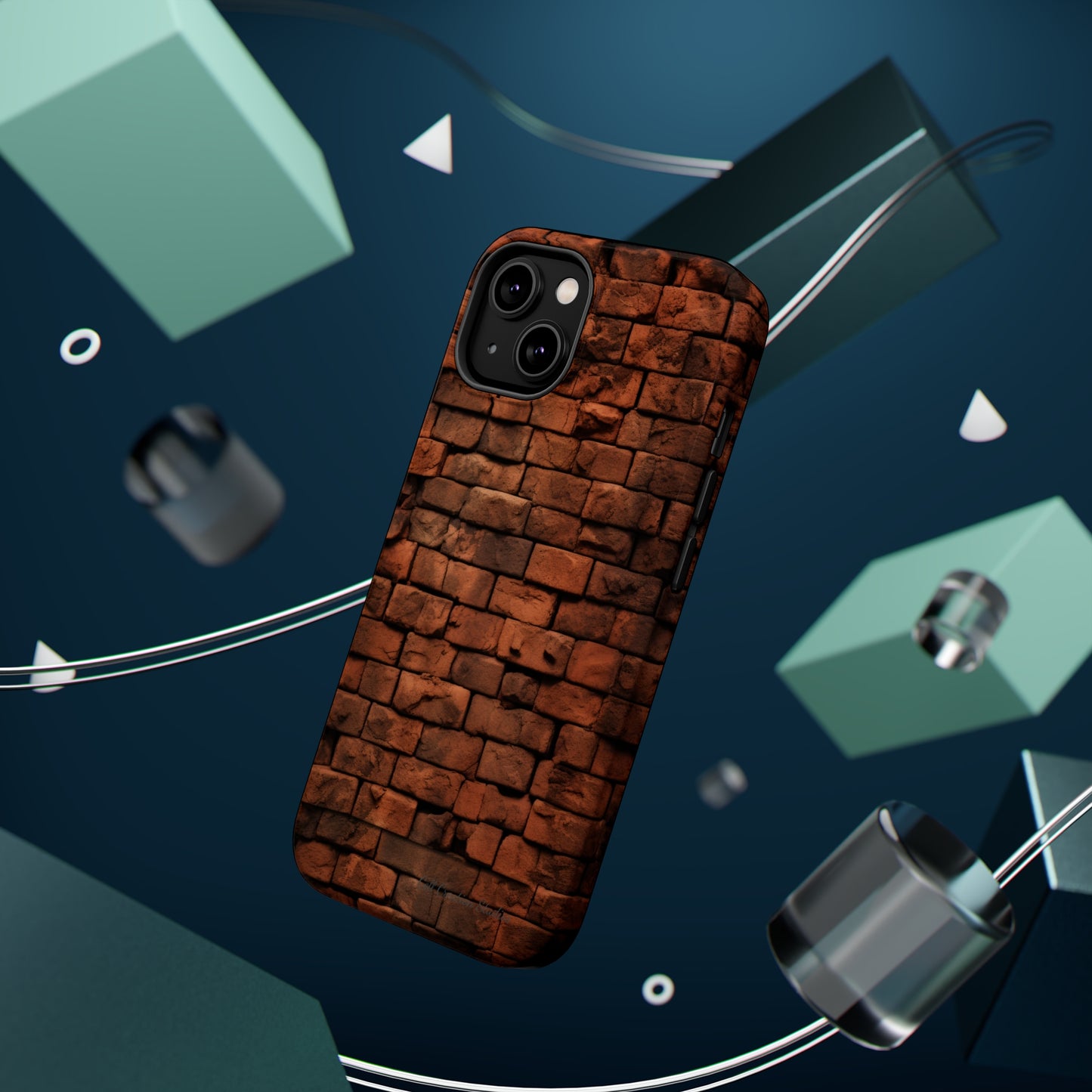 Introducing our "Urban Brick Wall" Cell Phone Case – the perfect blend of urban style and device protection -MagSafe Tough Cases