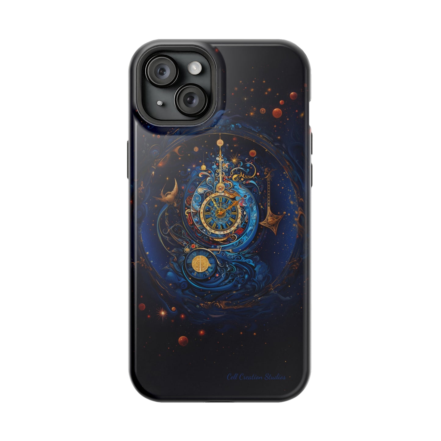 "Cosmic Clock Elegance" -MagSafe Tough iPhone Cases