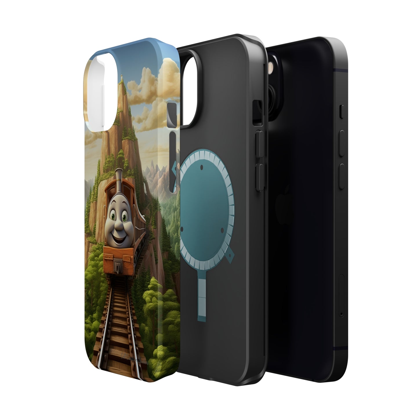 The "Mountain Journey Train" Character Phone Case -MagSafe Tough Cases