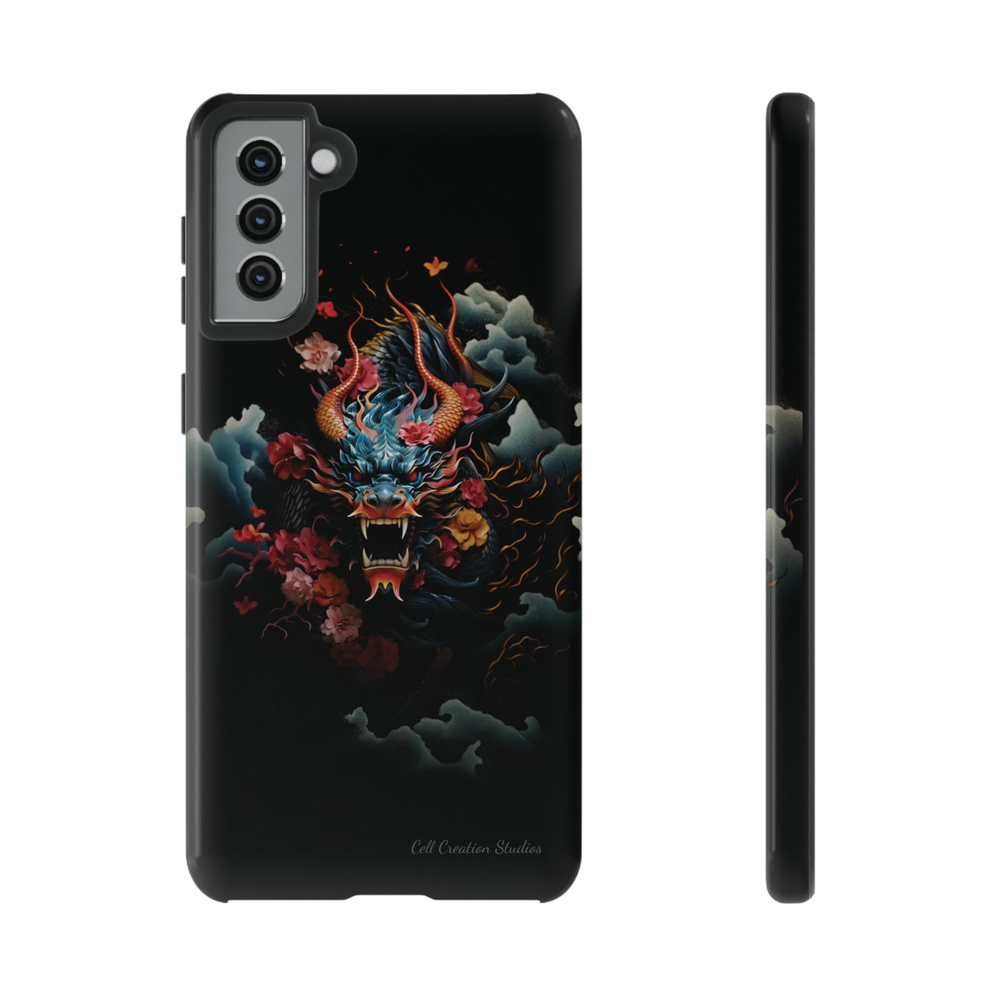 Introducing the "Japanese Dragon Majesty" Cell Phone Case – Embrace the Legend in Style -Tough Cases