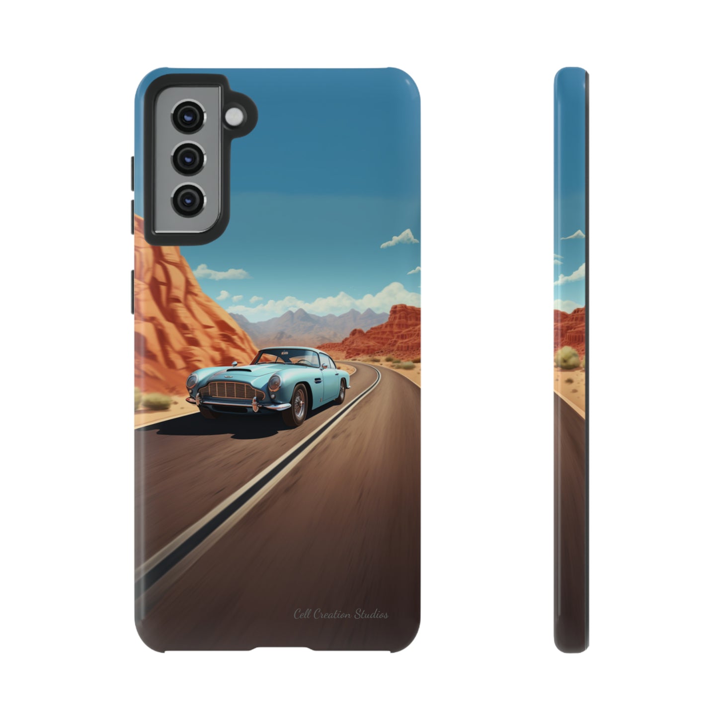 "Silver Racing Legend" -Tough Samsung Phone Cases