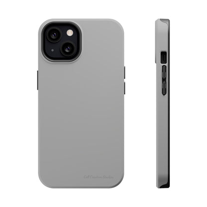 "Sleek Silver Essence" -MagSafe Tough iPhone Cases