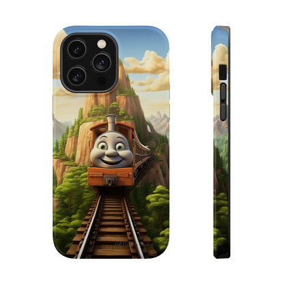 The "Mountain Journey Train" Character Phone Case -MagSafe Tough Cases