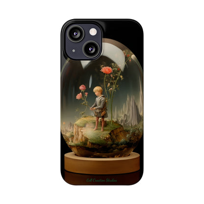 Introducing the "Miniature Gardener" Cell Phone Case – Embrace Your Imagination with a Captivating Glass-Encased Design -Slim Phone Cases