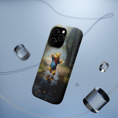 Introducing the "Winnie-The-Pooh Puddle Splash" Cell Phone Case – A Splash of Nostalgic Fun -MagSafe Tough Cases