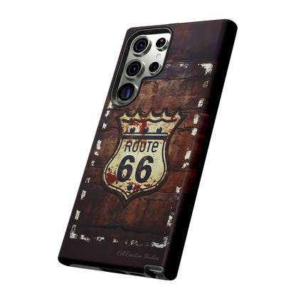 "Retro Route 66" Phone Case -Tough Cases