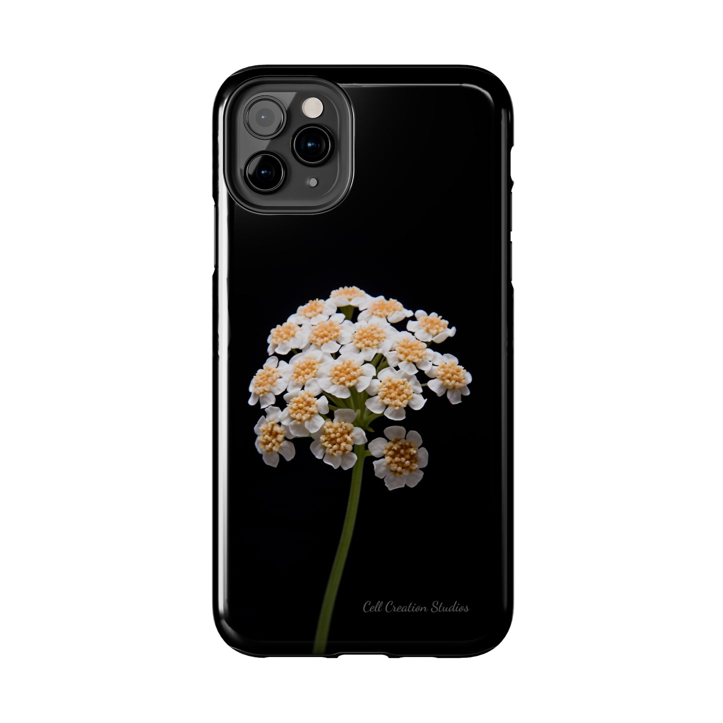 "Elegant Yarrow Bloom" Phone Case -Tough Phone Cases