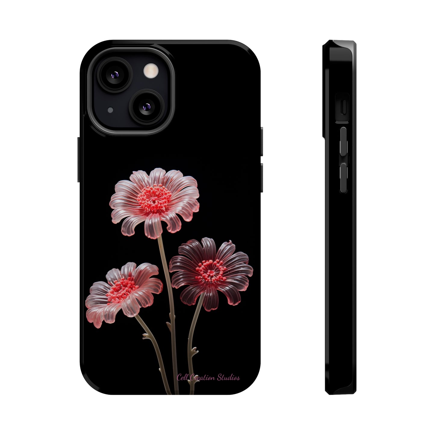 The "Desert Rose Glass Blossom" Phone Case -MagSafe Tough Cases