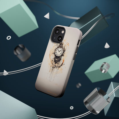 Introducing the "Elegant Clockwork" Cell Phone Case – Embrace Timekeeping with Style and Grace -MagSafe Tough Cases