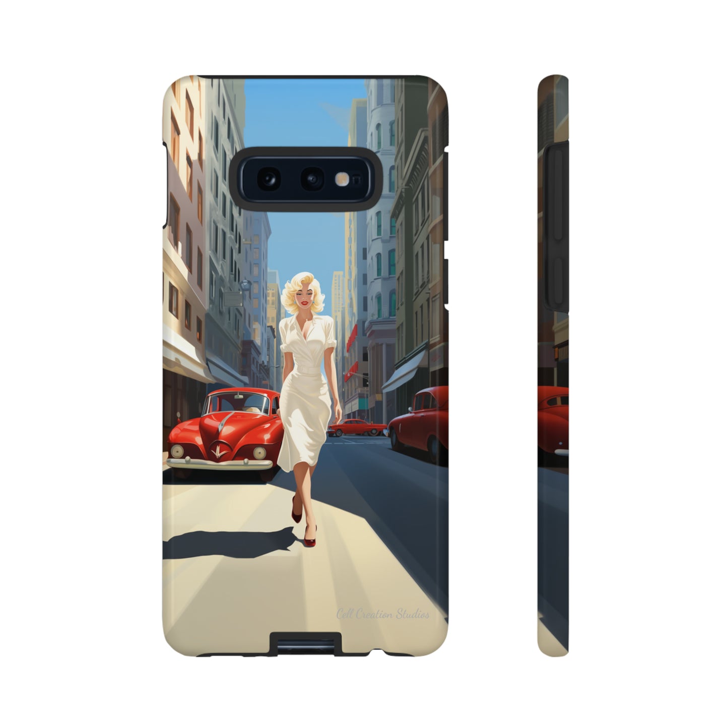 "City Stroll Glamour" Marilyn Monroe Phone Case -Tough Cases