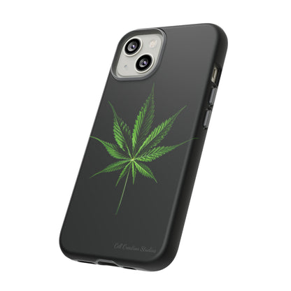 "Cannabis Chic" Marijuana Leaf Phone Case -Tough Cases