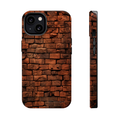 Introducing our "Urban Brick Wall" Cell Phone Case – the perfect blend of urban style and device protection -MagSafe Tough Cases