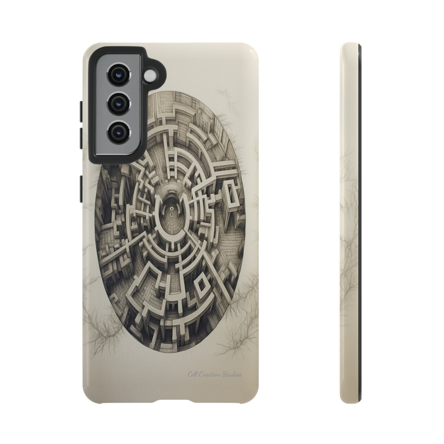 "Discover the Mystery: Maze-Inspired Cell Phone Case" -Tough Cases