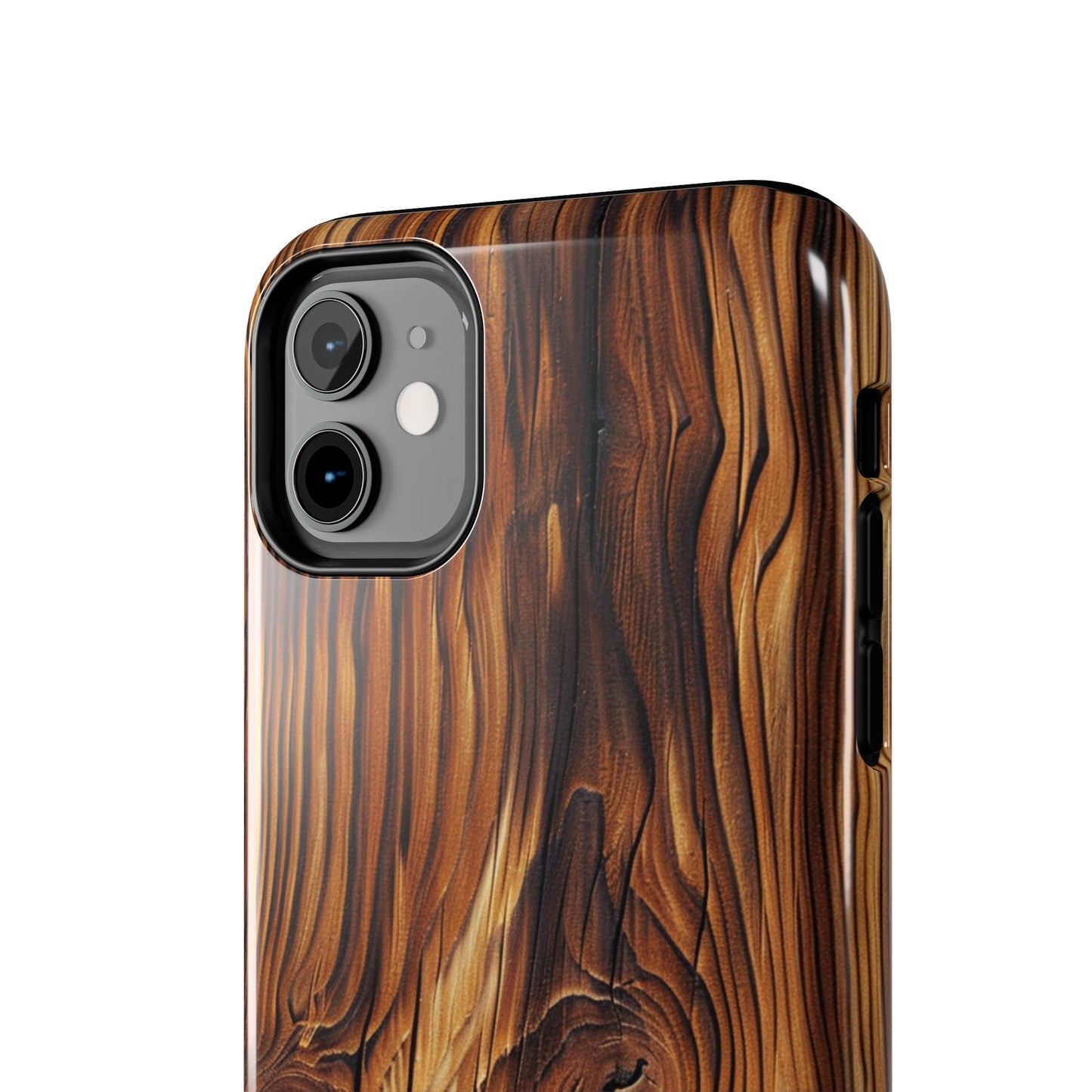 "Wood Grain Elegance" -Tough iPhone Cases