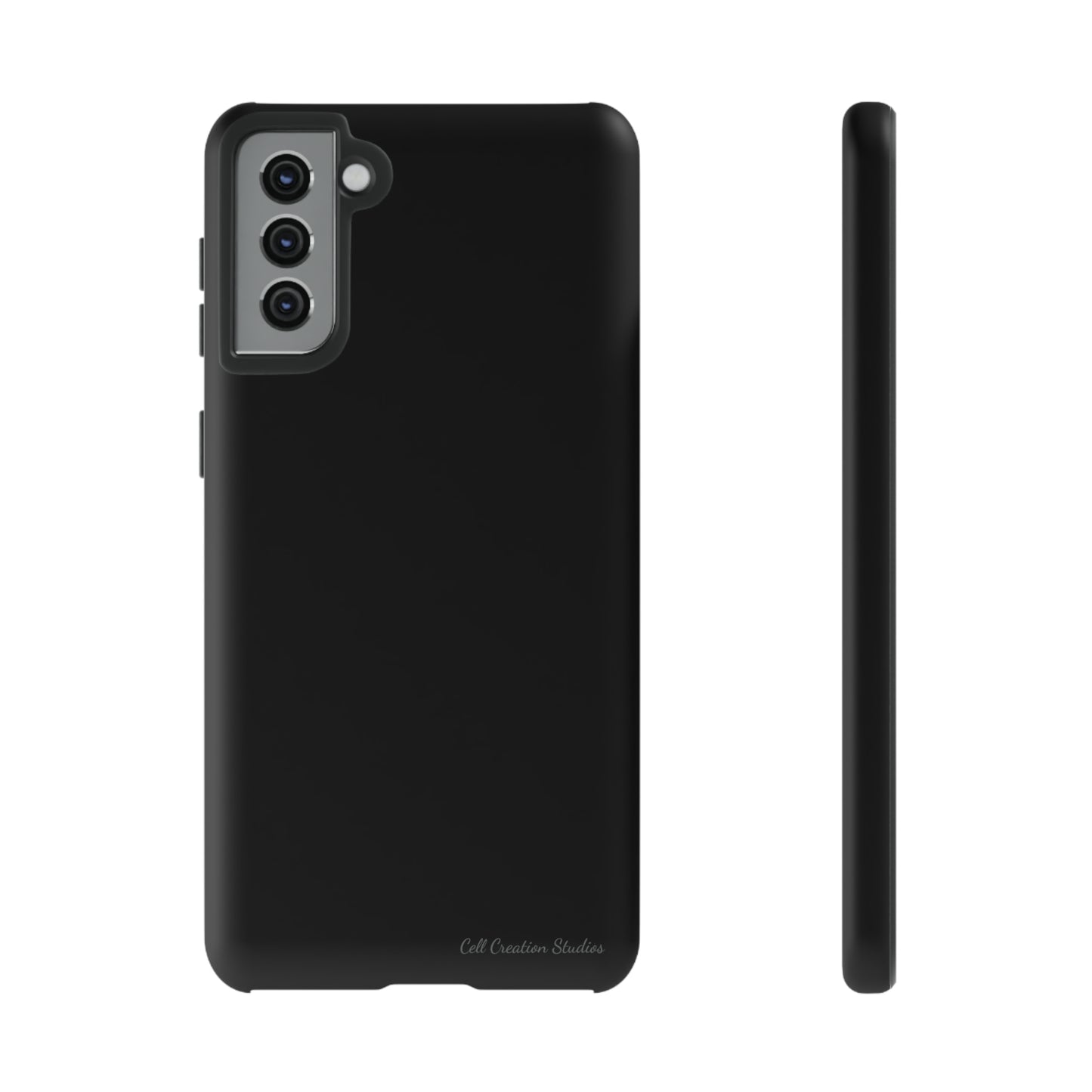 "Stealth Black Defender" -Tough Samsung Phone Cases