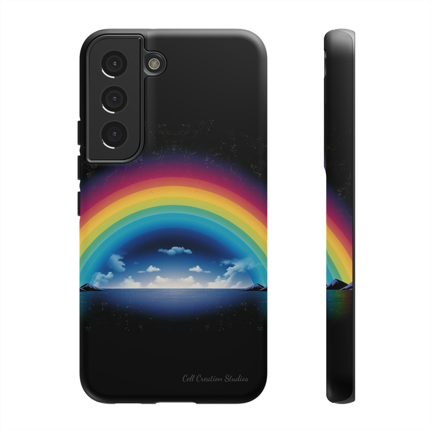 "Vibrant Skies: Rainbow Sunset" Cell Phone Case -Tough Cases