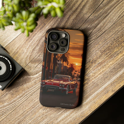 "Sunset Boulevard Classic Red Car" Cell Phone Case -Tough Cases