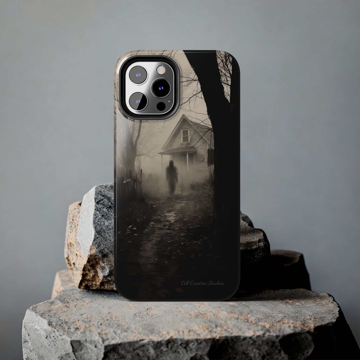 Introducing the "Ethereal Encounter" Cell Phone Case – Unveil the Mystery of the Ghostly Presence -Tough Phone Cases