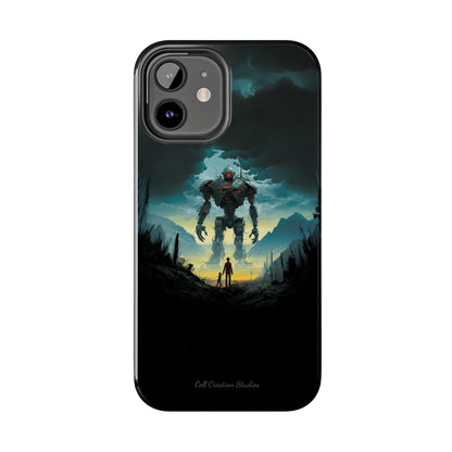 Introducing the "Rising Titan" Cell Phone Case – Witness the Astonishing Emergence of a Giant Robot! -Tough Phone Cases