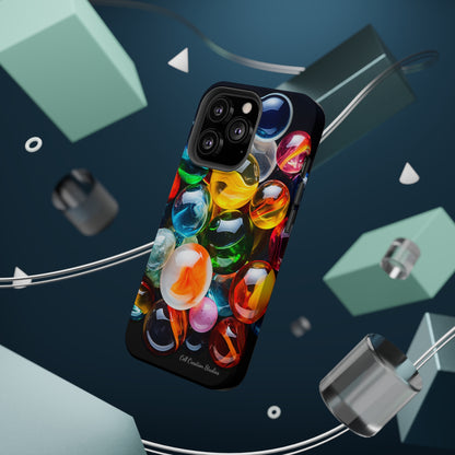 Introducing the "Vibrant Marbles Mosaic" Cell Phone Case – Carry a Kaleidoscope of Colors! -MagSafe Tough Cases