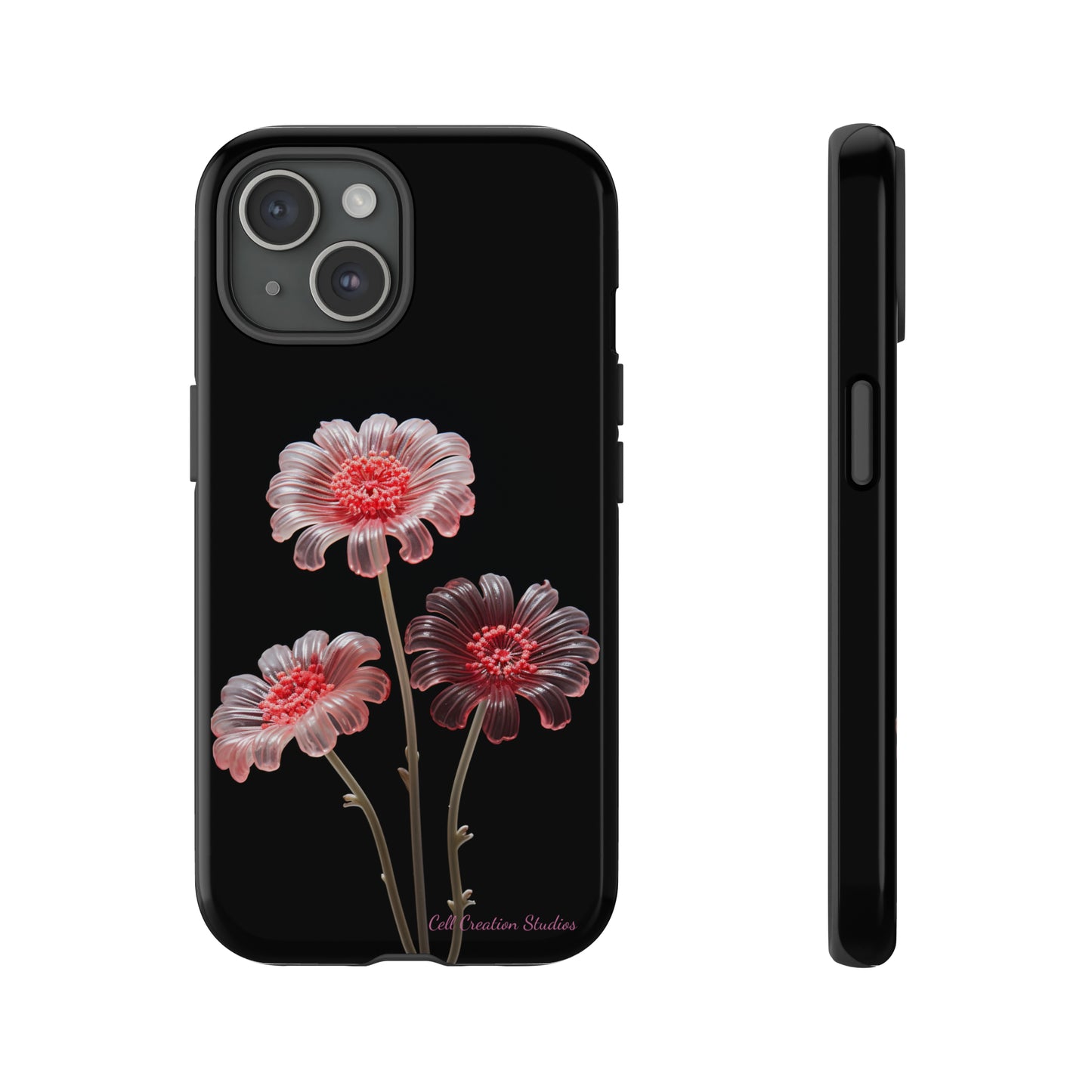 The "Desert Rose Glass Blossom" Phone Case -Tough Cases