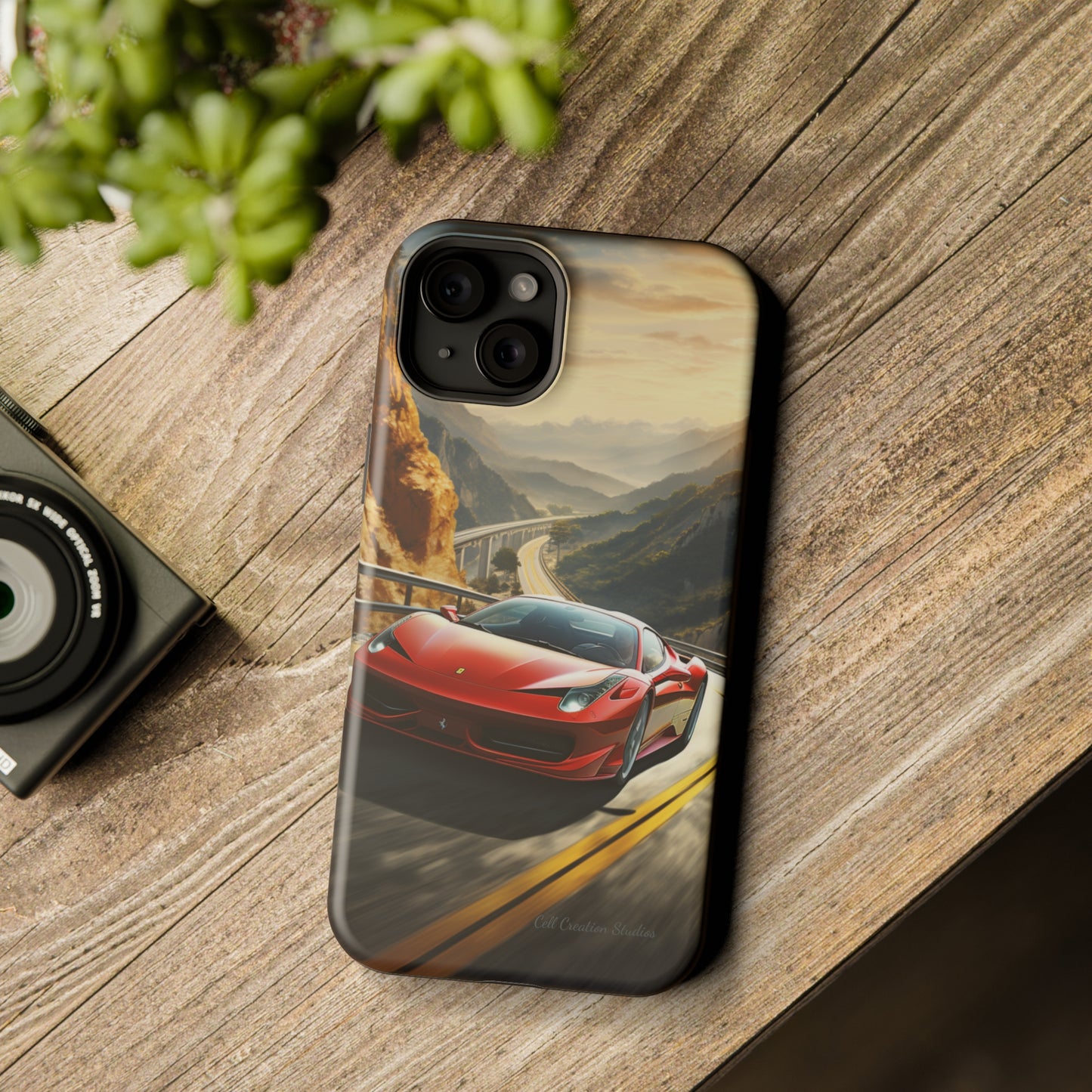 "Mountain Majesty Ferrari Edition" -MagSafe Tough iPhone Cases