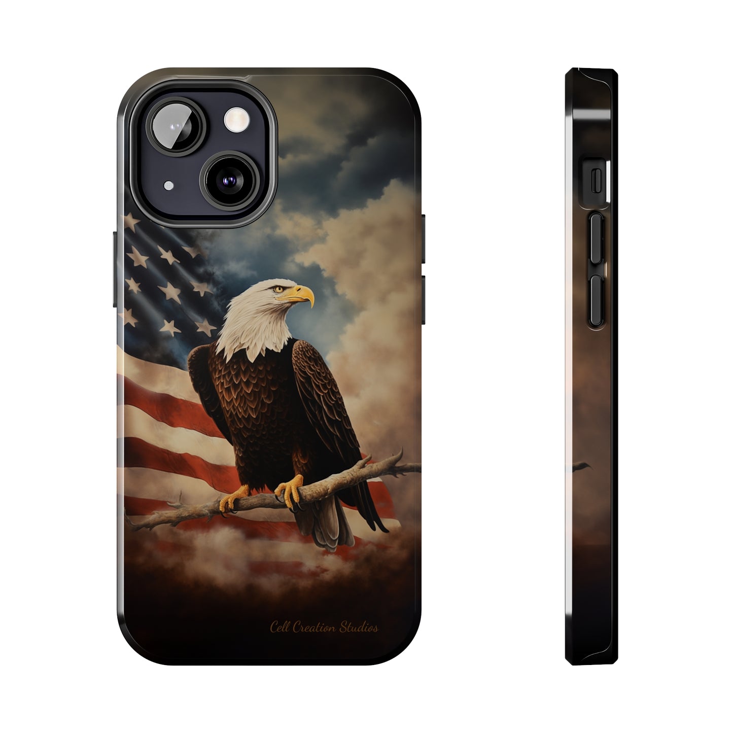 Introducing the "Eagle's Majesty" Cell Phone Case – Soar with American Pride -Tough Phone Cases