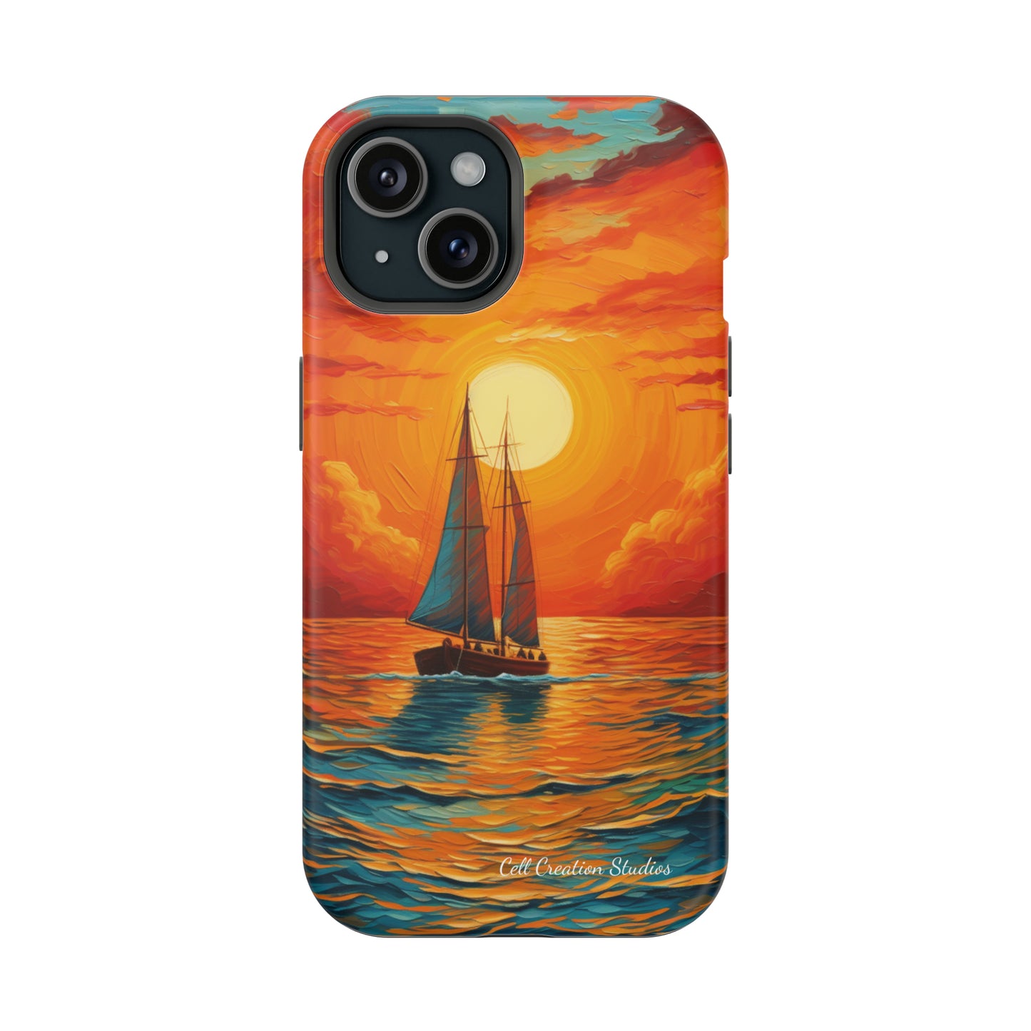 "Sailboat Sunset" - MagSafe Tough iPhone Cases