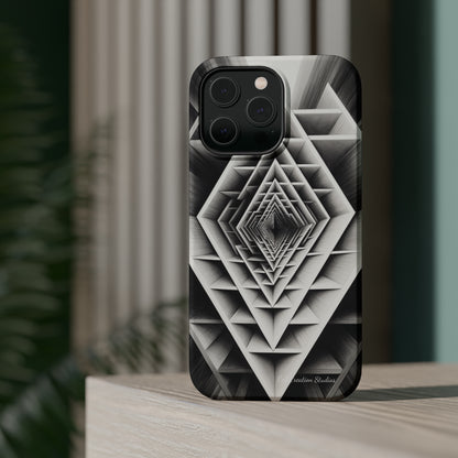 The "Geometric Triangle" Cell Phone Case -MagSafe Tough Cases