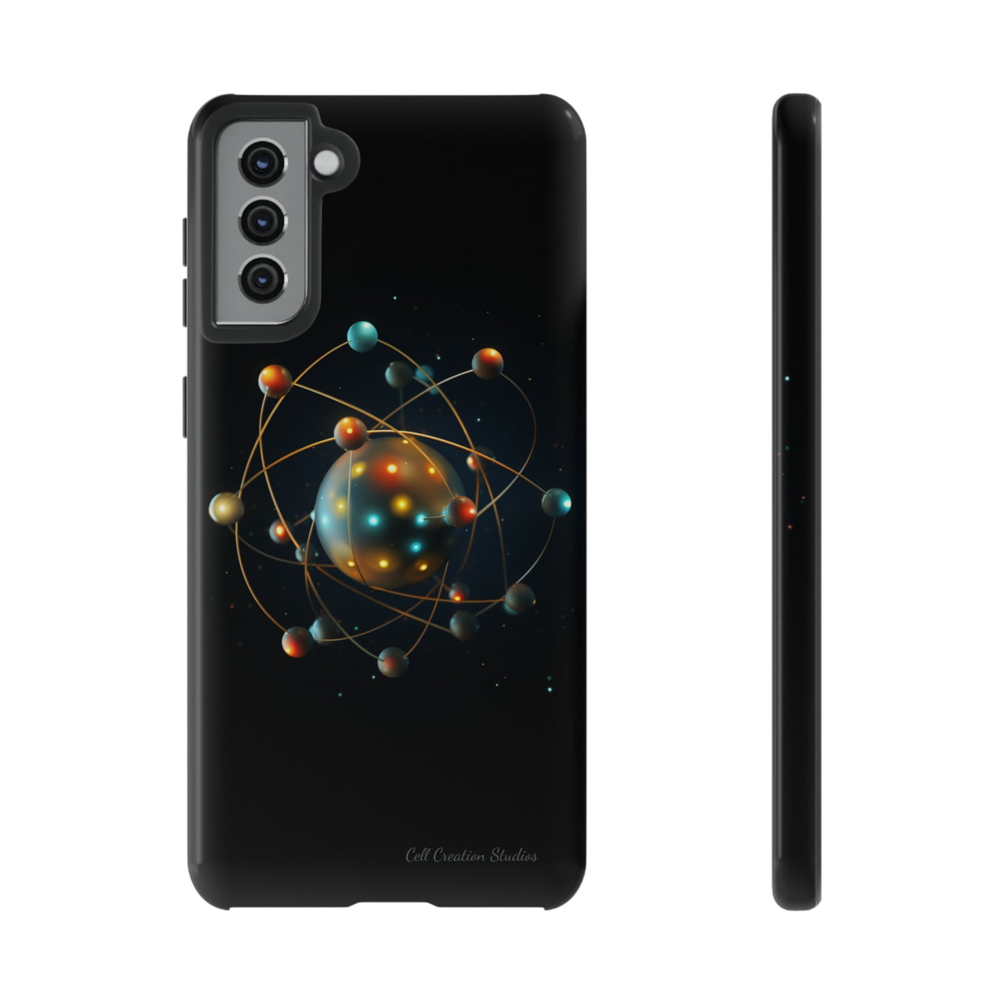 The "Atomic Elegance" Phone Case -Tough Cases