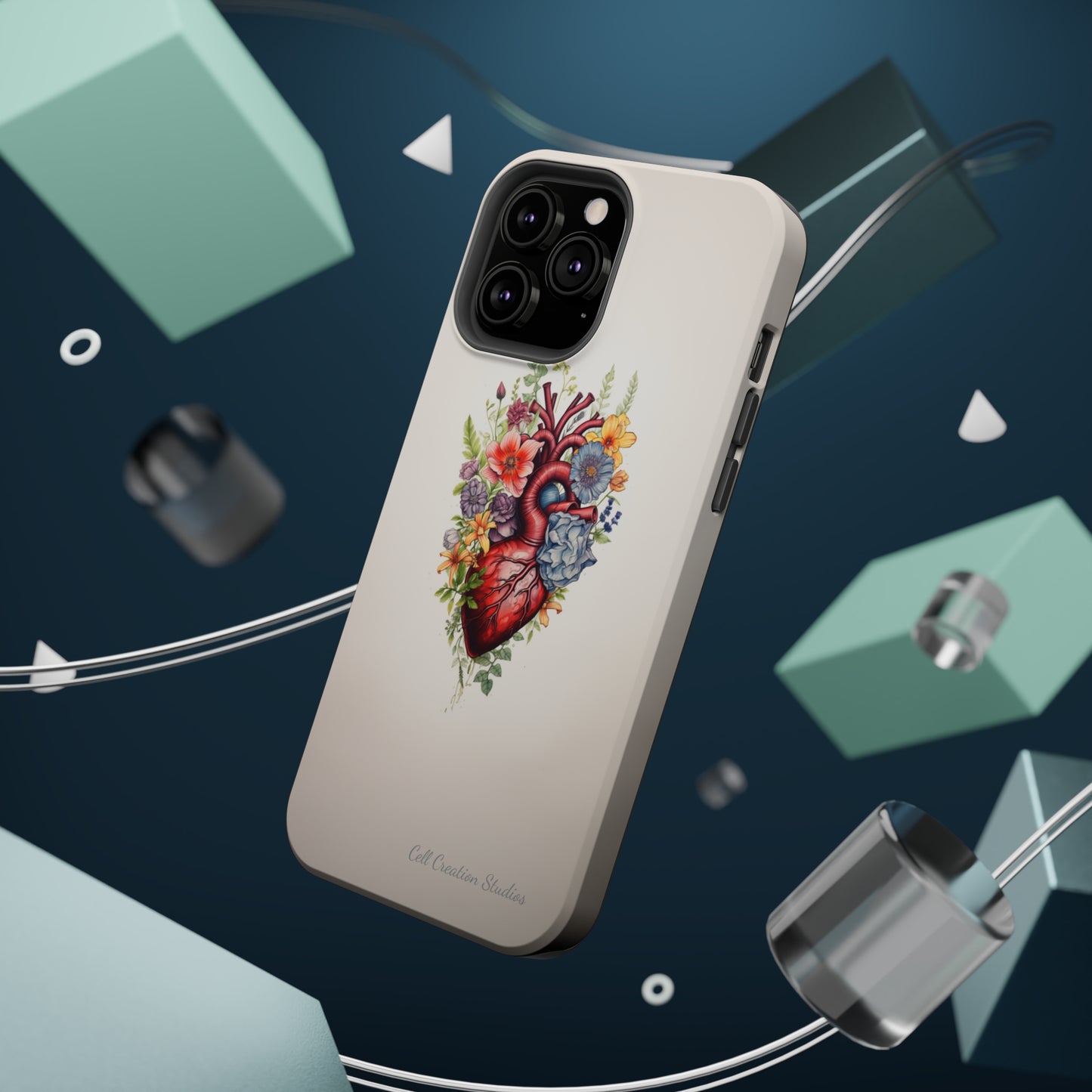 "Blooming Hearts" -MagSafe Tough iPhone Cases