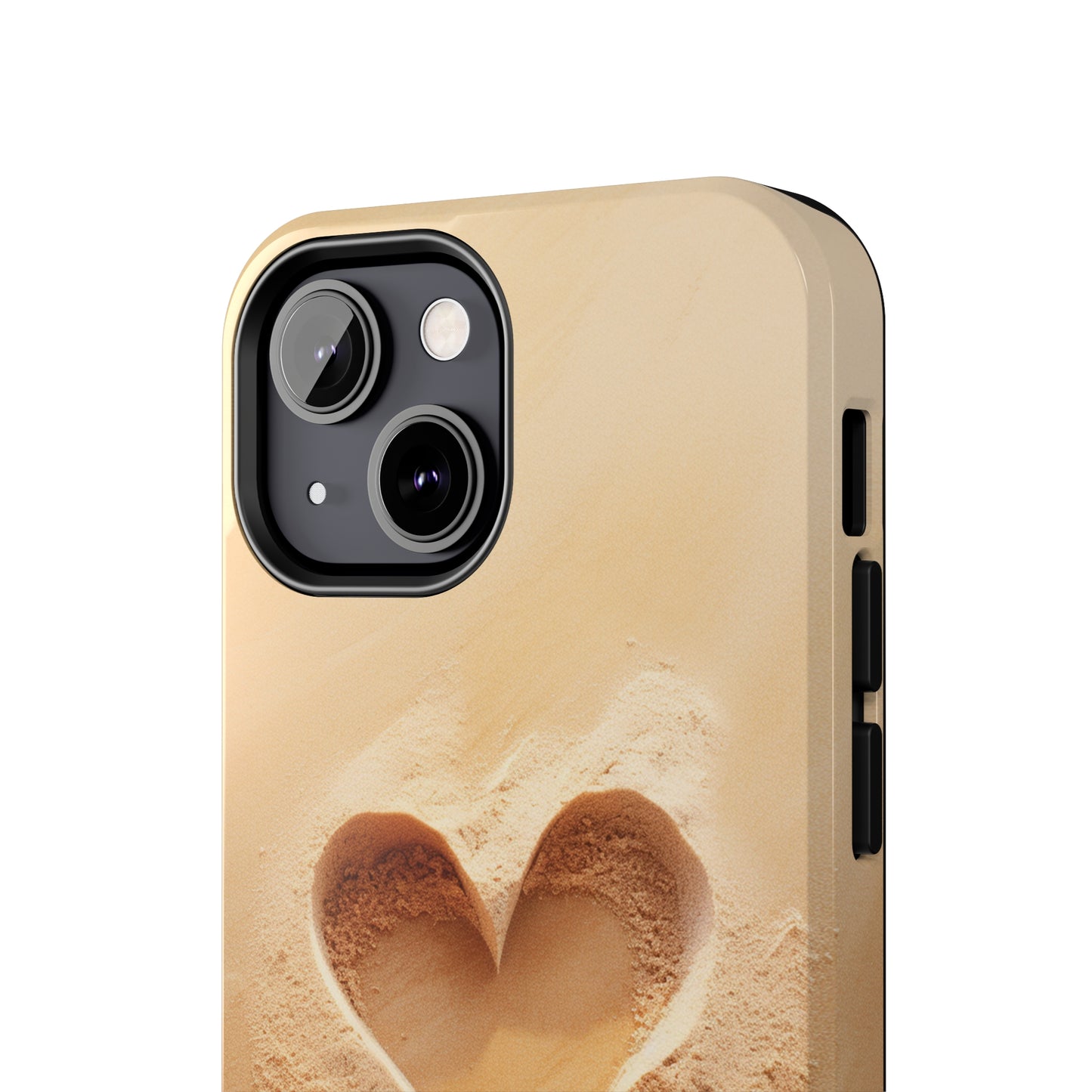 "Eternal Love: Sand Heart" Cell Phone Case -Tough Phone Cases