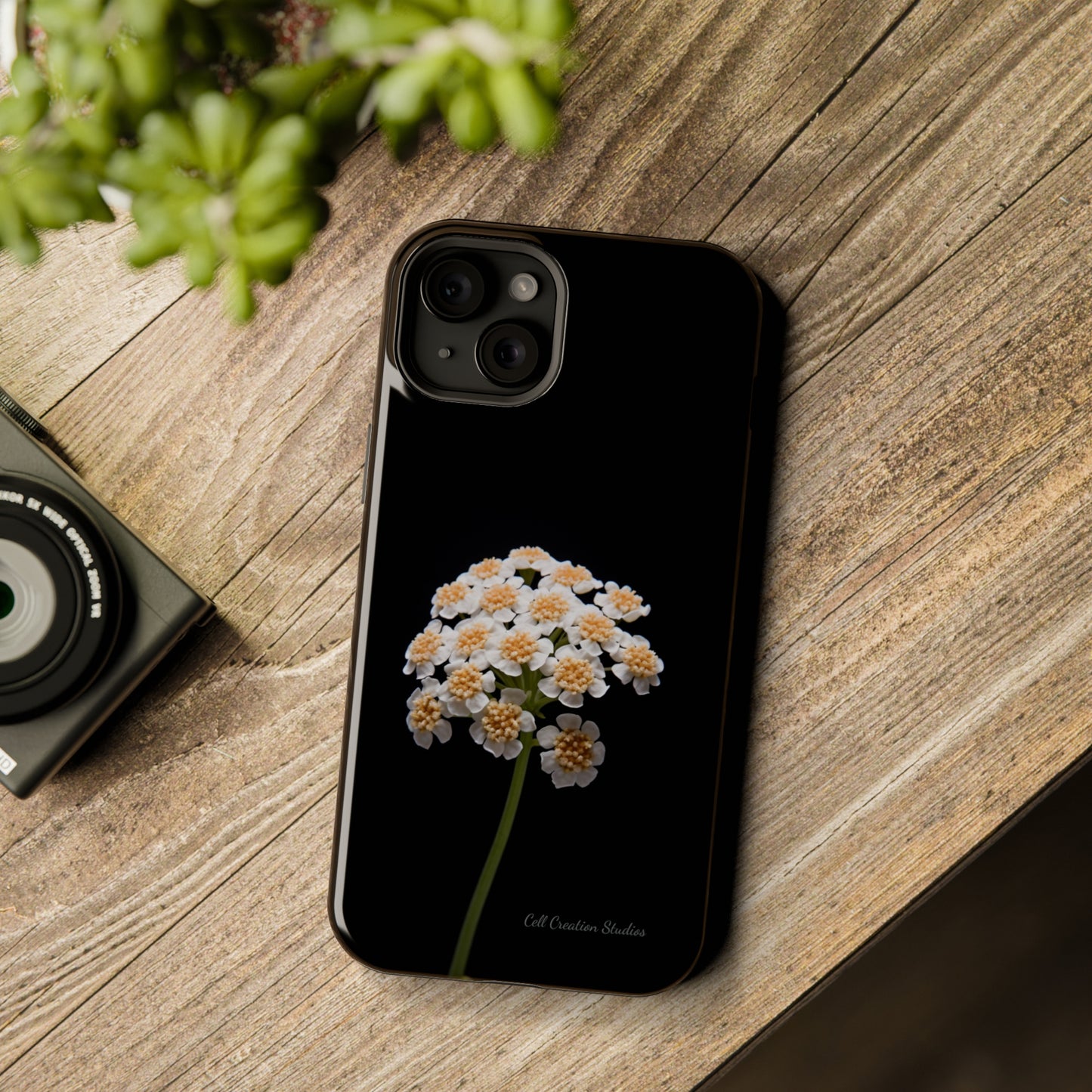 "Elegant Yarrow Bloom" Phone Case -MagSafe Tough Cases