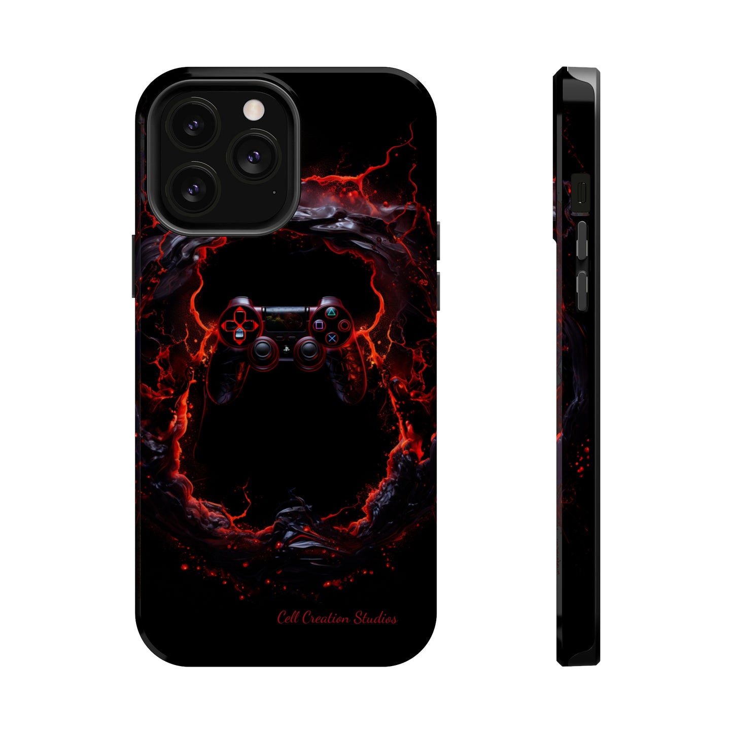 "InfernoGamer Plasma Burst" -MagSafe Tough iPhone Cases