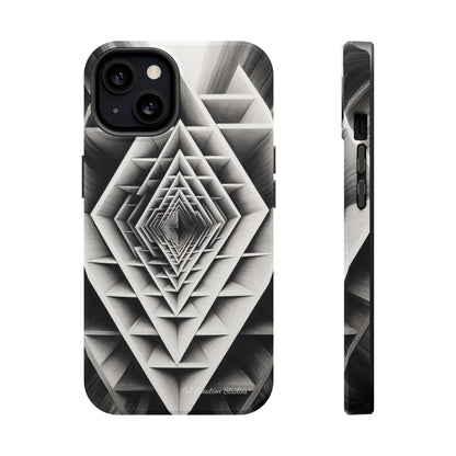 The "Geometric Triangle" Cell Phone Case -MagSafe Tough Cases