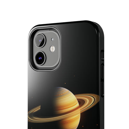 Introducing the "Saturn's Elegance" Cell Phone Case – A Cosmic Masterpiece -Tough Phone Cases