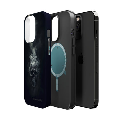 "Ethereal Skull Noir" -MagSafe Tough iPhone Cases