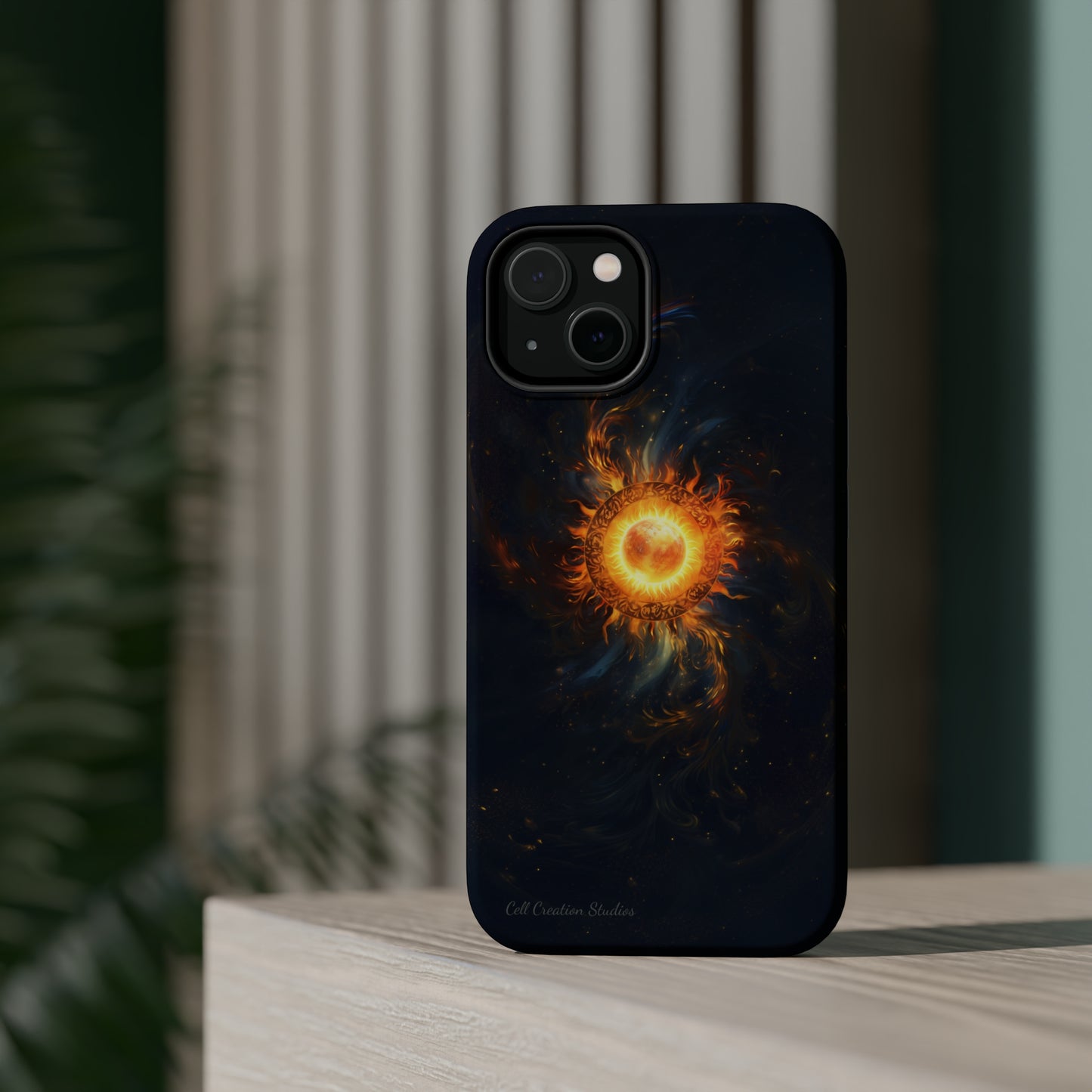 Introducing the "Celestial Sun and Stars" Cell Phone Case – Carry the Cosmos with You -MagSafe Tough Cases