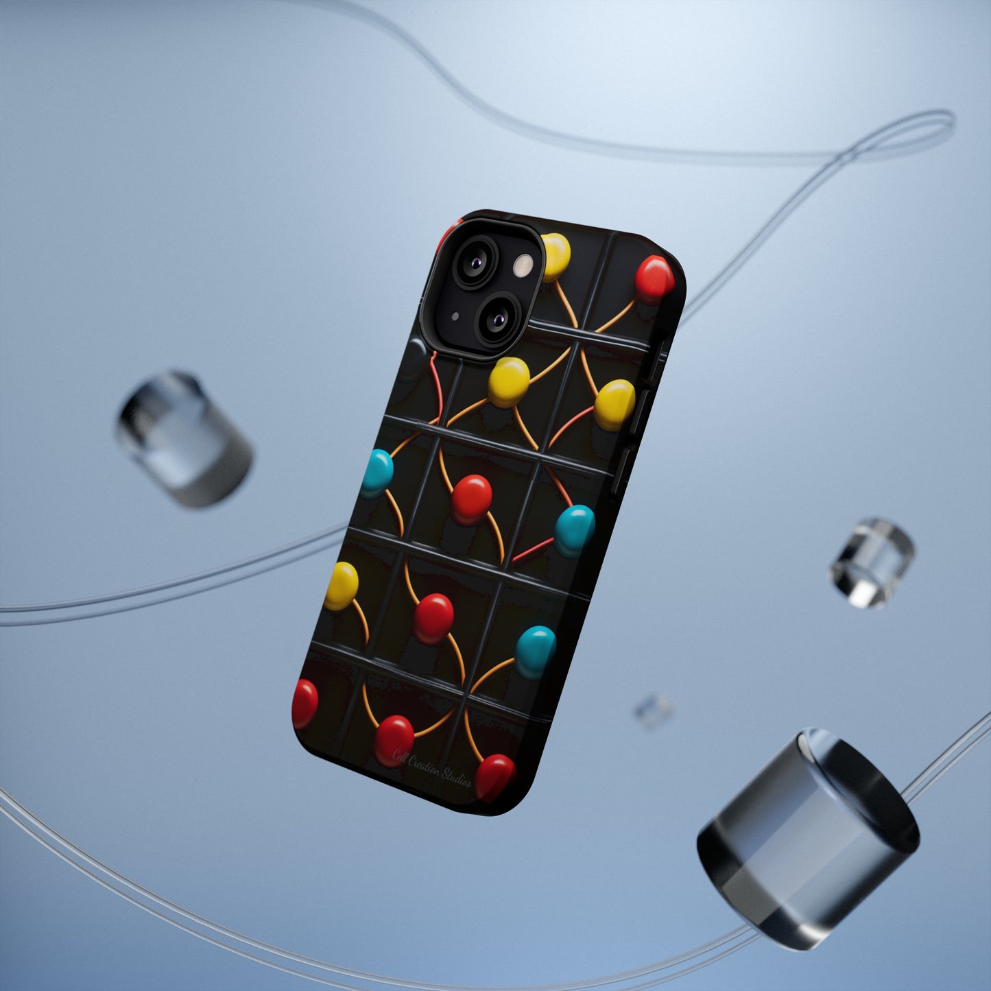 "Vibrant Spheres Fusion" -MagSafe Tough Phone Cases