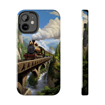 The "Scenic Mountain Train" Phone Case -Tough Phone Cases