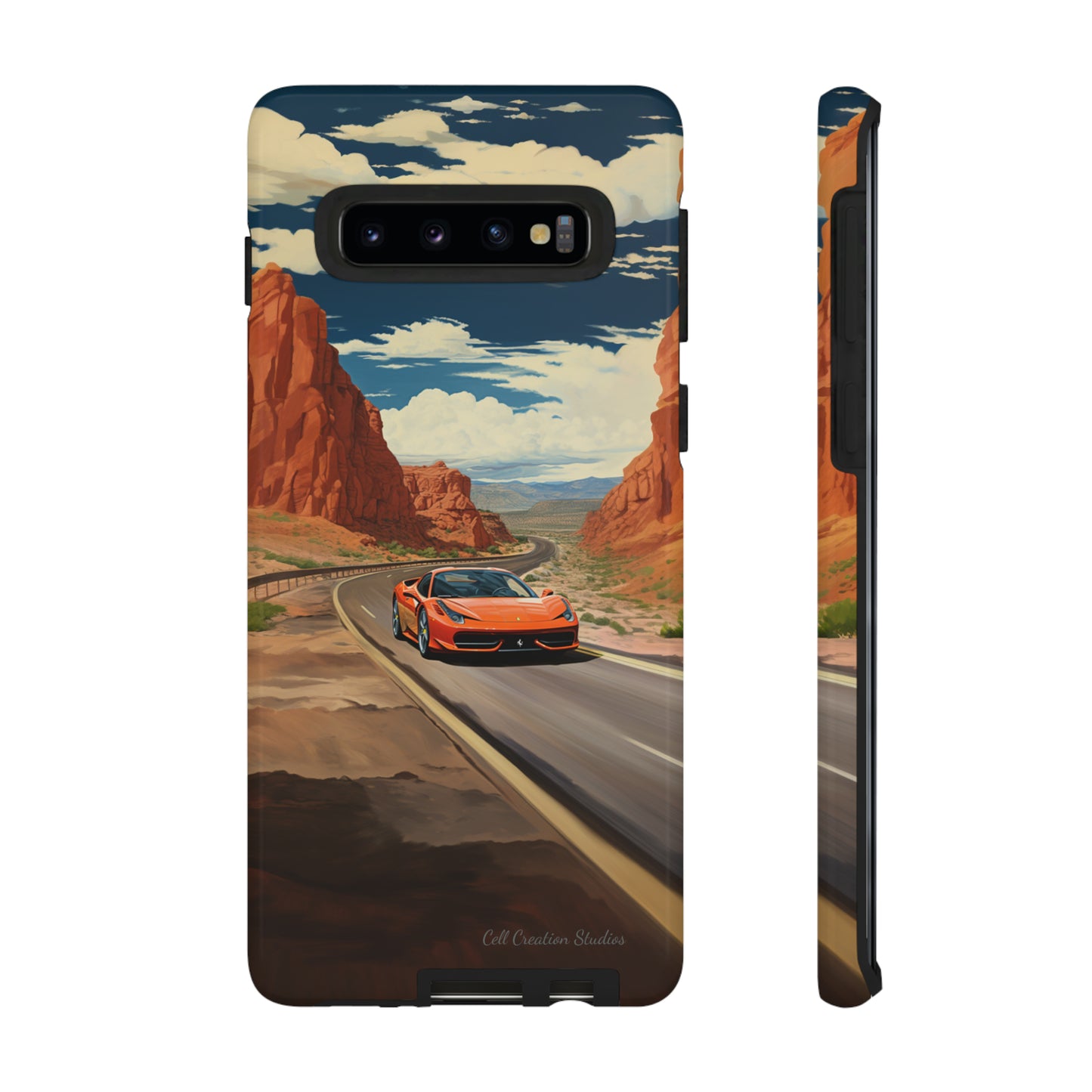 "Desert Racer Ferrari Edition" -Tough Samsung Phone Cases