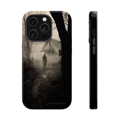 Introducing the "Ethereal Encounter" Cell Phone Case – Unveil the Mystery of the Ghostly Presence -MagSafe Tough Cases