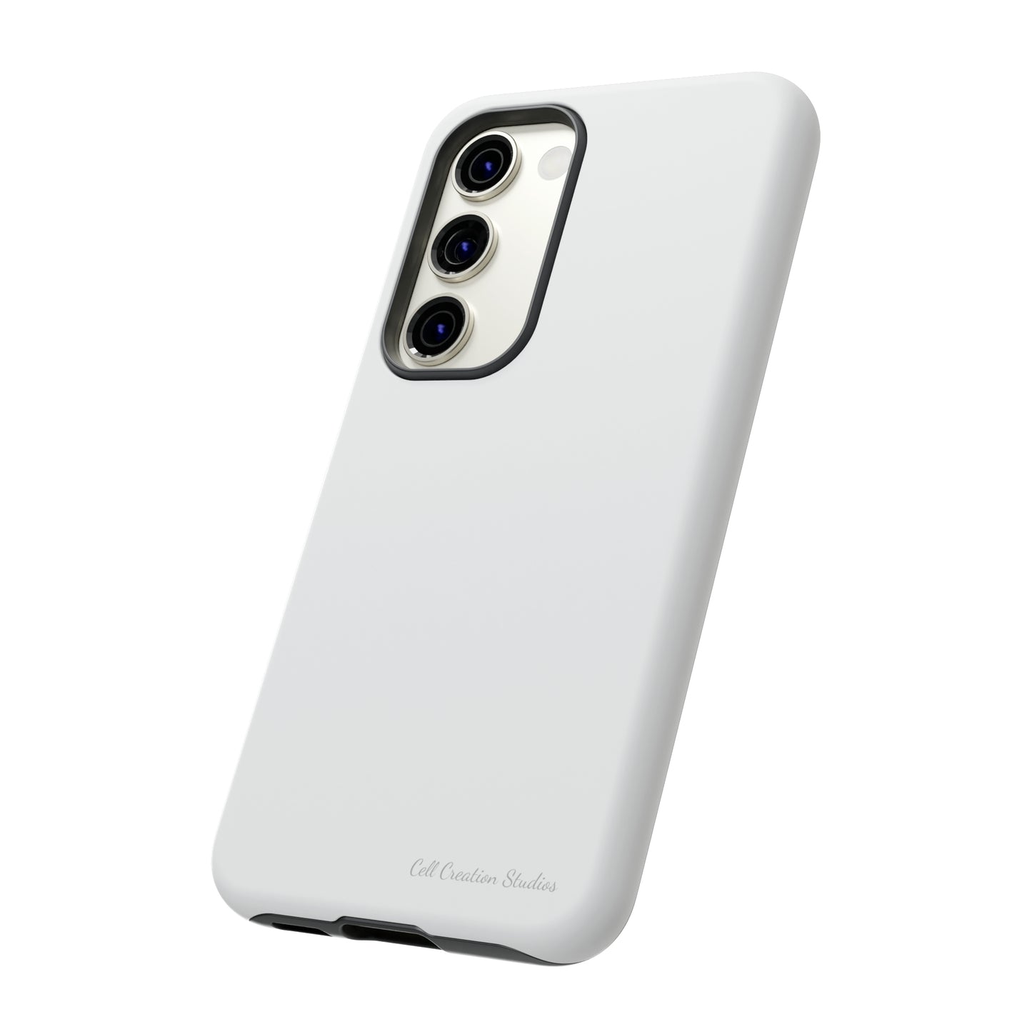 "Pure Elegance White" -Tough Samsung Phone Cases